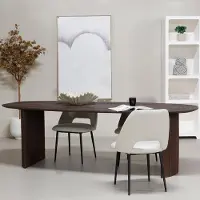 Giga Meubel Eettafel Feline Walnoot 200cm