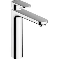Hansgrohe Wastafelmengkraan Vernis Blend 190 Zinc Eengreeps Met Trekwaste Chroom