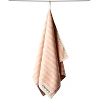 Bongusta Handdoek Roze & Creme Streep 50x 80 cm Naram
