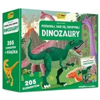 Wilga Play Poznawaj baw się odkrywaj Dinozaury Puzzle+książka