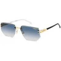Carrera Zonnebril 1070/S 60/17/145 Zwart wit Metalen monturen MAN 1070/S