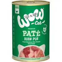 WOW Cat 6x400g Adult Kip Pur kattenvoer nat