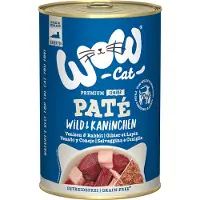 WOW Cat 6x400g Senior Wild & Konijn natvoer voor katten