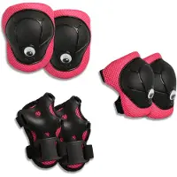 Crazy Safety , beschermset, junior, roze