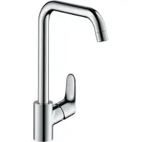 Hansgrohe focus m41 eengreeps keukenmengkraan 260 ecosmart, chroom