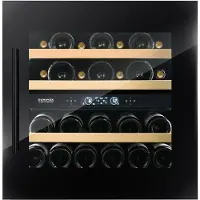 Dunavox DVS-25.65DB wijnkoelkast inbouwkoelkast, nis hoogte 60 cm, zuinig energieklasse F