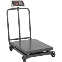 Steinberg Systems Platformweegschaal - 600 kg / 0,1 kg - 60 x 50 cm - oprolbaar - LED