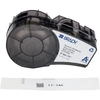 Brady M21-137-423 tape polyester zwart op wit 50,80 mm x 19,05 mm (origineel)