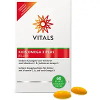 Vitals Kids Omega 3 Plus Jellies - 60 jellies- visolie. Lekkere kauwgels voor kinderen met vitamine C, D, jodium en omega 3.
