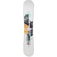 Burton - Snowboards - Hideaway 2026 voor Dames van Hout - Maat 148 cm - Wit