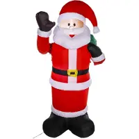 Hi Grote opblaasbare kerstman - 180 cm - met beweging en verlichting - kerstdecoratie