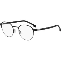 HUGO BOSS BOSS 1638 50/21/150 Matte zwarte ruthenium metalen monturen MAN BOSS 1638