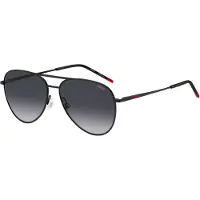 HUGO BOSS Zwarte Metalen Zonnebril