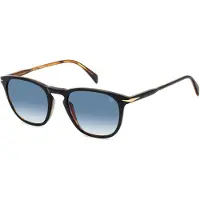 David Beckham Zonnebril DB 1160/S 51/20/150 Zwart gestreepte bruine Acetaat monturen MAN DB 1160/S