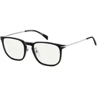 David Beckham DB 1169/G 52/19/145 Zwarte ruthenium Acetaat monturen MAN DB 1169/G