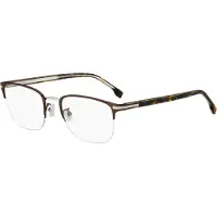 HUGO BOSS BOSS 1729/G 55/21/150 Matte bruin zilver Metalen monturen MAN BOSS 1729/G