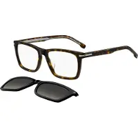 HUGO BOSS Zonnebril BOSS 1726/G/CS 55/17/145 Zwart havana Acetaat monturen MAN BOSS 1726/G/CS