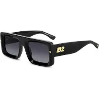 Dsquared2 D2 0141/S BLACK/GREY SHADED 53/23/145 Herrenbrillen Zonnebrillen