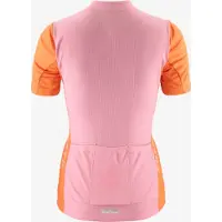 Craft ADV Endur Fietsshirt voor dames, roze/oranje - Maat M -