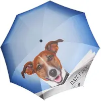 Doppler paraplu Modern.Art Magic Daily Dog blauw