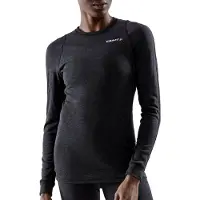 Craft - Core Wool Merino LS Tee - Thermoshirt - Dames - Zwart - XL