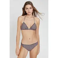 Shiwi Ladies Retro Miniprint Liz Triangle Bikini Bourgondy Aubergi Maat: 42 | Bikini's Outlet | Dames