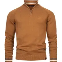 INDICODE JEANS Trui ' Swift ' navy / karamel / wit