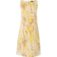 Comma Jurk beige / bruin / geel / grijs