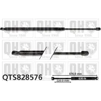 Quinton Hazell QTS828576 Gasveer achterklep