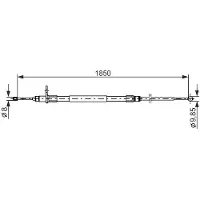 Bosch 1 987 482 255 Handremkabel
