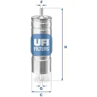 Ufi 31.508.00 Brandstoffilter