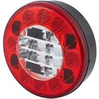 Hella Mist-achteruitrijl.LED 10-30V Ø122mm 2NR 357 027-051 Hella