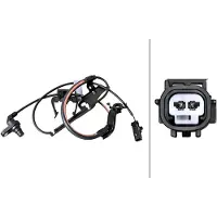 Hella 6PU 358 217-751 Wielsnelheidssensor (ABS)