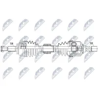NTY NPW-RE-170 Aandrijfas
