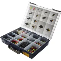 Hella 60x connectorbehuizing 8JA 009 256-801, 7,8mm, 39mm, 47mm, MVQ (siliconenrubber), blisterverpakking, 39mm