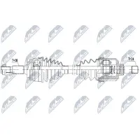 NTY NPW-PE-021 Aandrijfas
