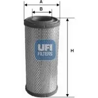 Ufi 27.233.00 Luchtfilter