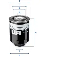 Ufi 24.411.00 Brandstoffilter