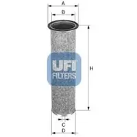 Ufi 27.180.00 Luchtfilter