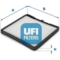 Ufi 31.539.00 Brandstoffilter