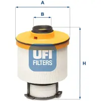 Ufi 26.139.00 Brandstoffilter