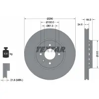Textar 92113900 Remschijf