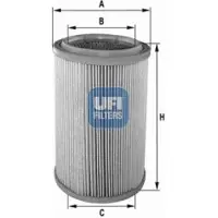Ufi 27.074.00 Luchtfilter