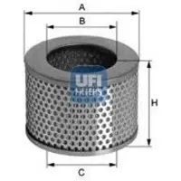 Ufi 27.172.00 Luchtfilter