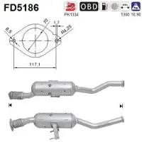 As FD5186 Roetfilter (DPF)
