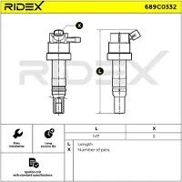 RIDEX 689C0332 Bobine