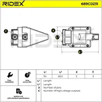 RIDEX 689C0231 Bobine