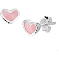 The Jewelry Collection Zilveren Oorknoppen hart 1014264