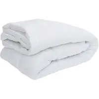 vidaXL Matrasbeschermer 90x190 cm wit