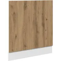 vidaXL Vaatwasserfront Lyon, ambachtelijk eikenhout, 60x1,5x67 cm, houtvezel